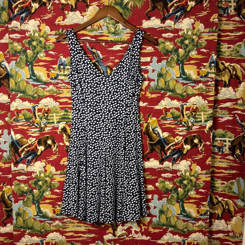 Revdelle Paris black & white polka dot fit + flare‎ Small dress